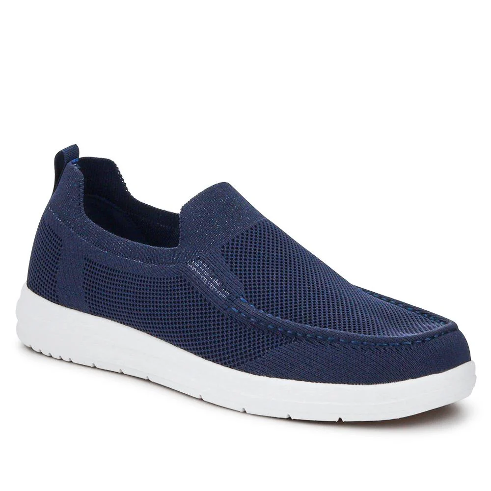 Stretchy Slip-On Shoes - XIAM41014 / 326 930 - Navy