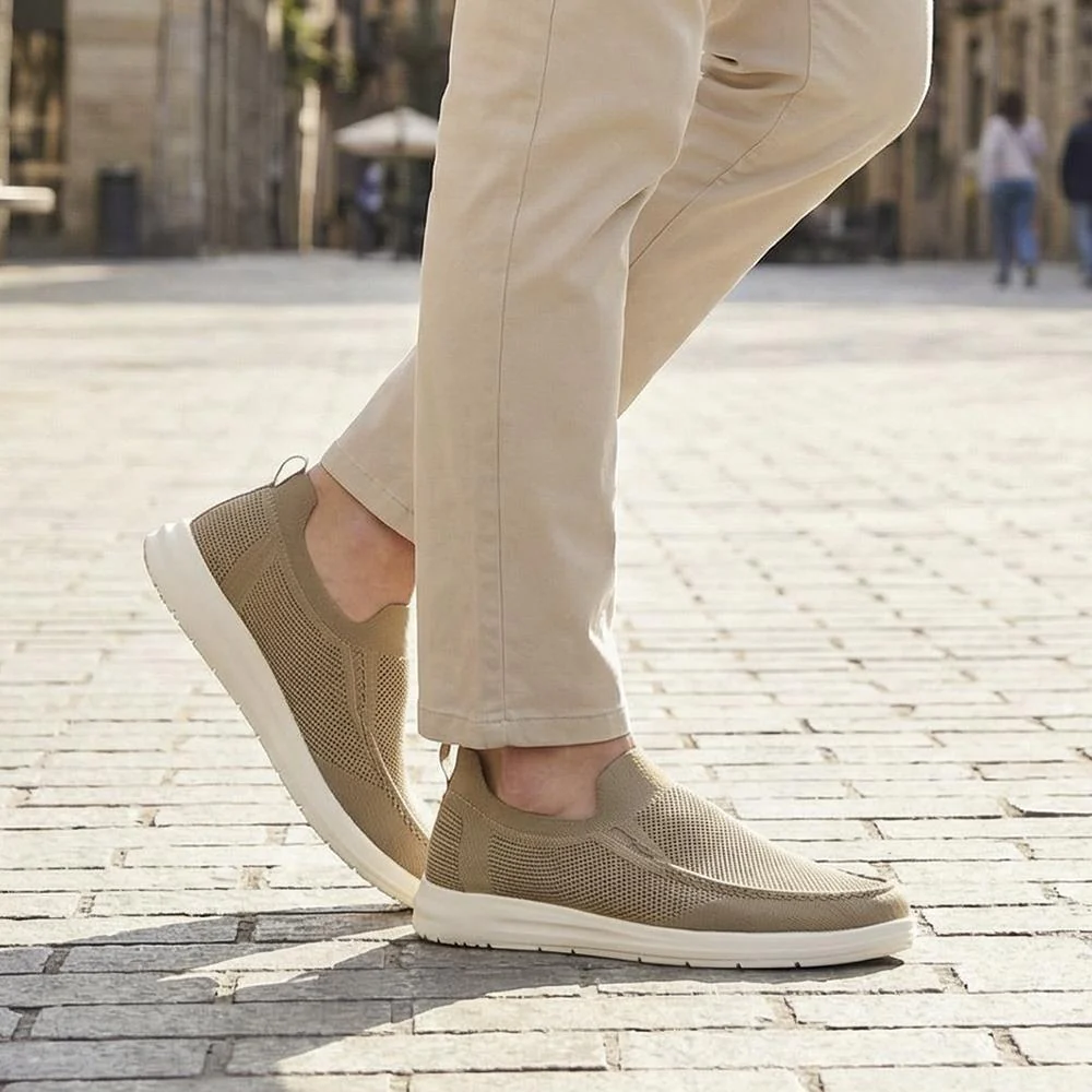 Stretchy Slip-On Shoes - XIAM41014 / 326 930 - Beige - Image 2