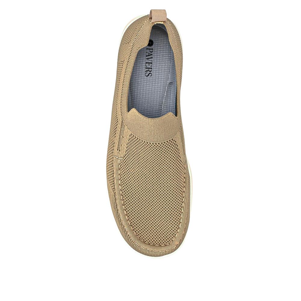 Stretchy Slip-On Shoes - XIAM41014 / 326 930 - Beige - Image 5