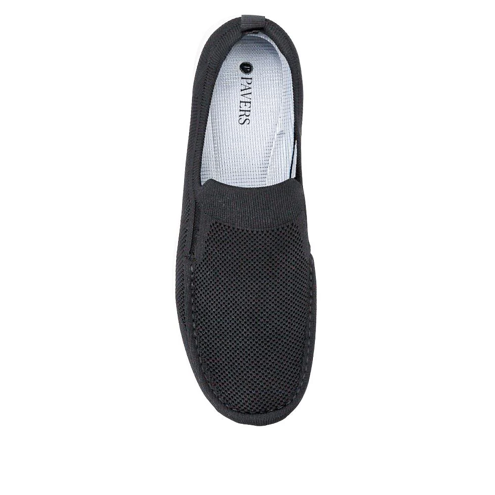 Stretchy Slip-On Shoes - XIAM41014 / 326 930 - Black - Image 4