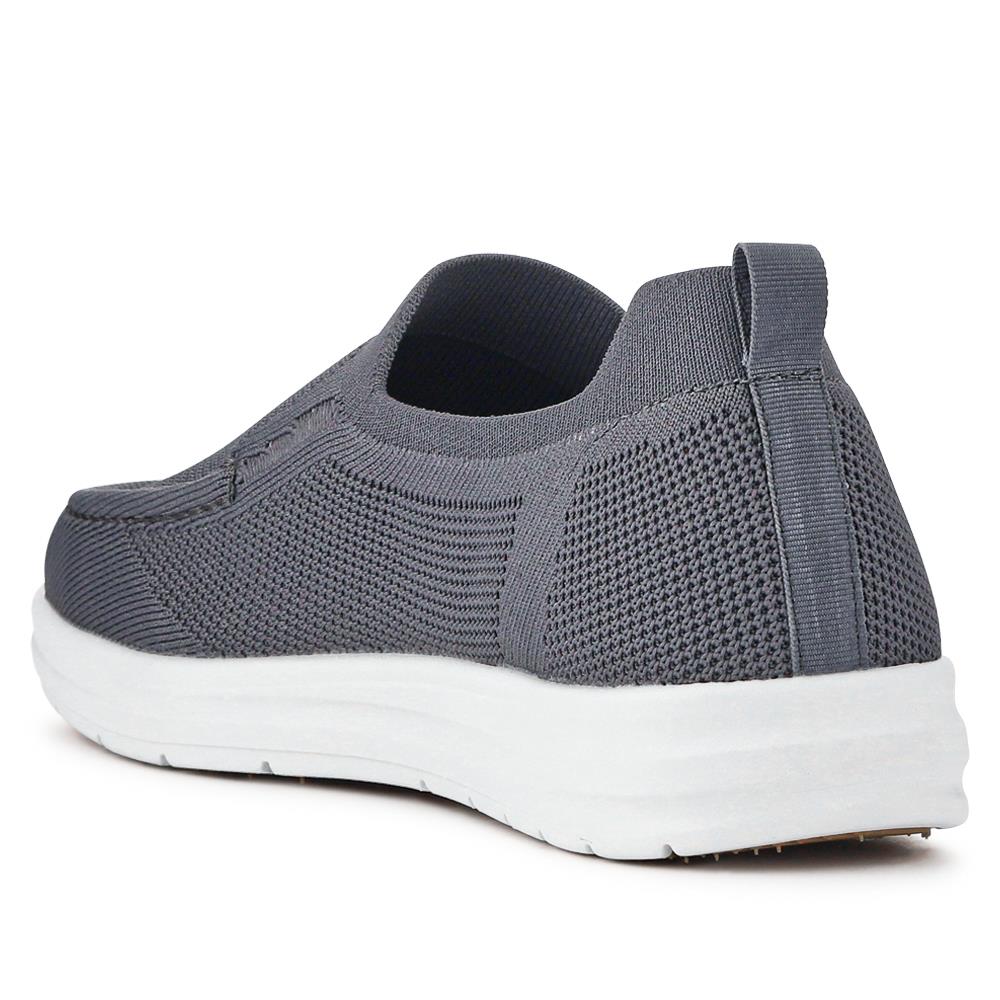 Stretchy Slip-On Shoes - XIAM41014 / 326 930 - Grey - Image 3