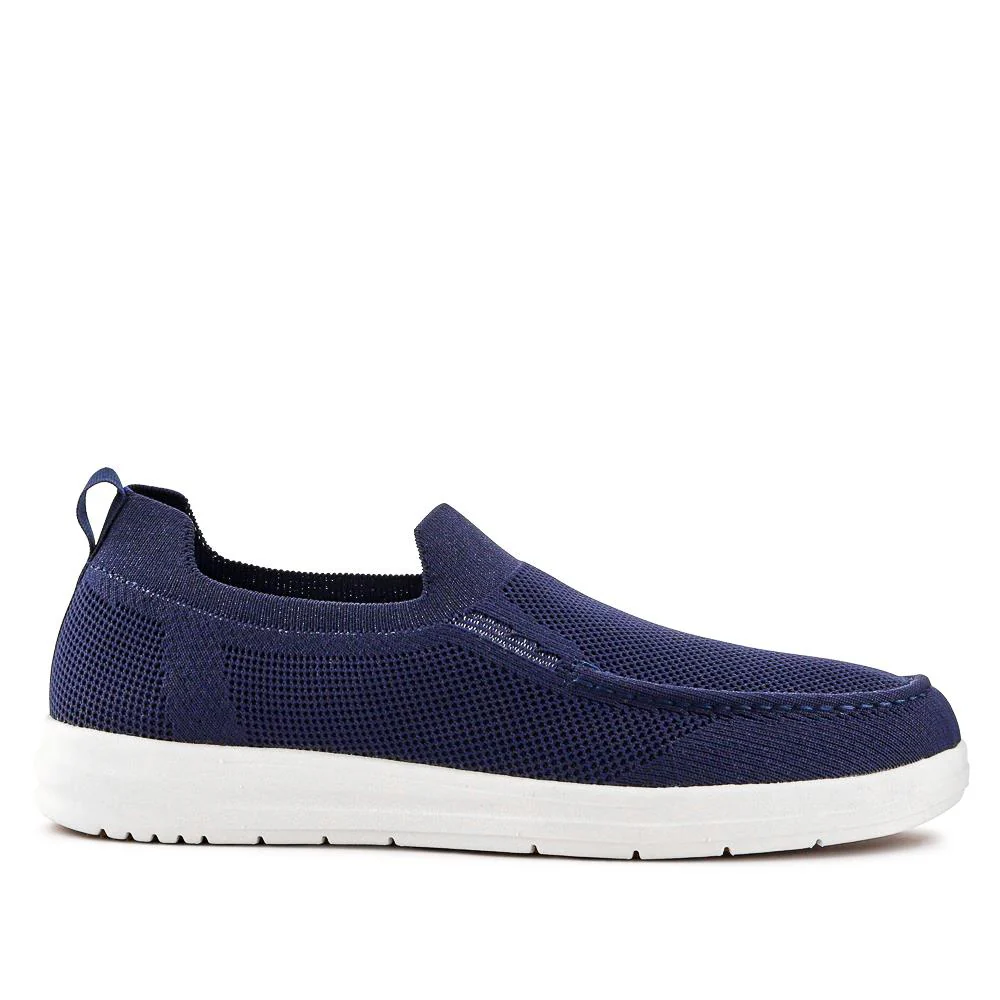 Stretchy Slip-On Shoes - XIAM41014 / 326 930 - Navy - Image 2