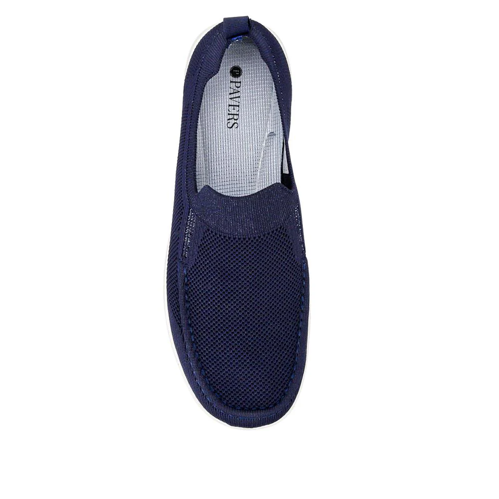 Stretchy Slip-On Shoes - XIAM41014 / 326 930 - Navy - Image 4