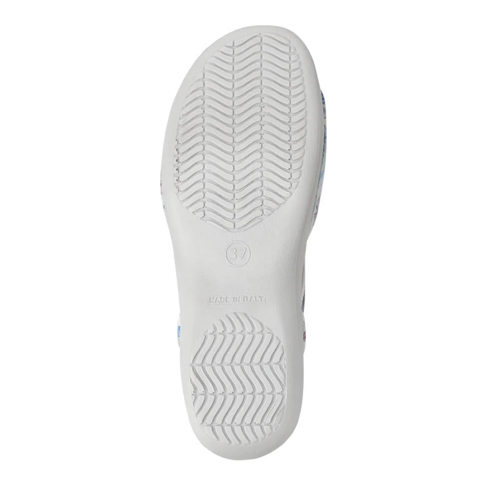 Stretchy Wide-Fit Sandals - POLY41000 / 327 211 - White - Image 6