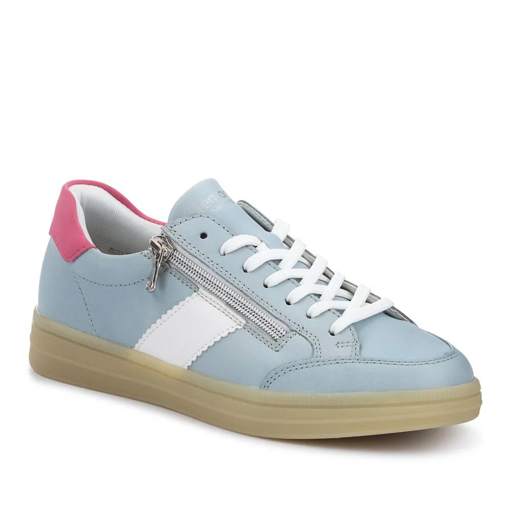 Striped Leather Trainers - DRS41506 / 326 860
