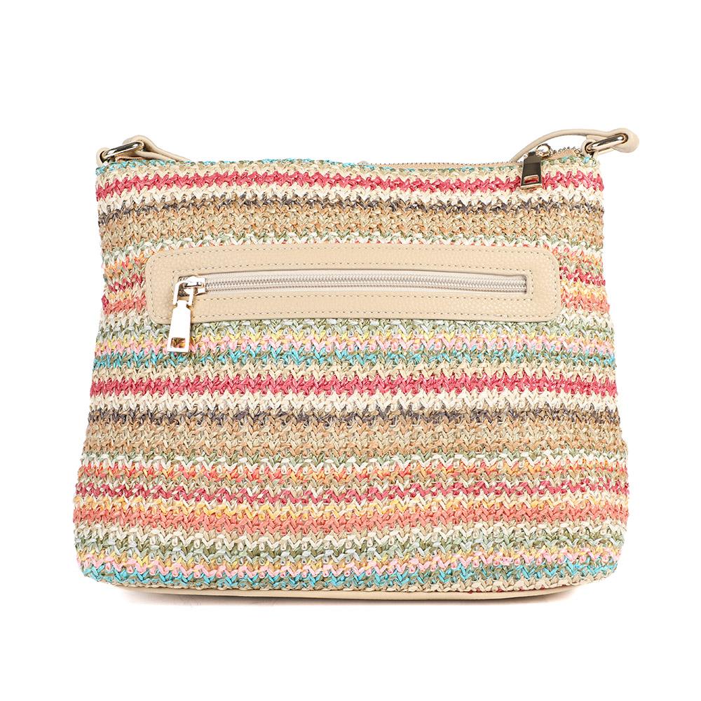 Stripey Cross-Body Bag - RIM41006 / 327 379 - Beige Multi - Image 3