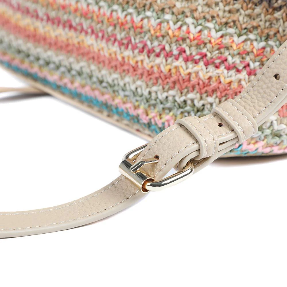 Stripey Cross-Body Bag - RIM41006 / 327 379 - Beige Multi - Image 5
