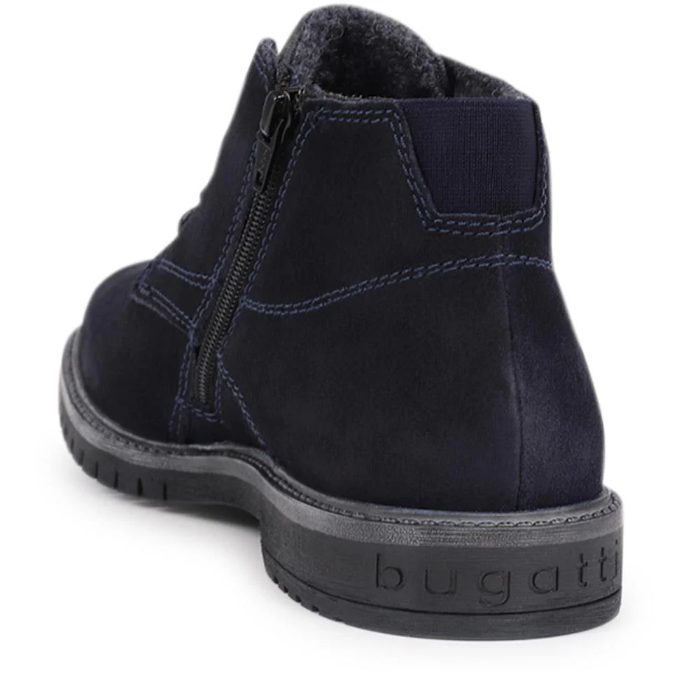 Suede Ankle Boots - BUG40511 / 325 715 - Navy - Image 3
