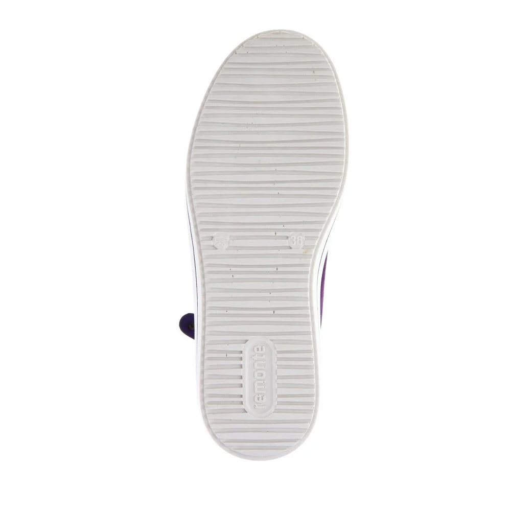 Suede Dual-Fastening Trainers - DRS40501 / 325 666 - Purple - Image 5