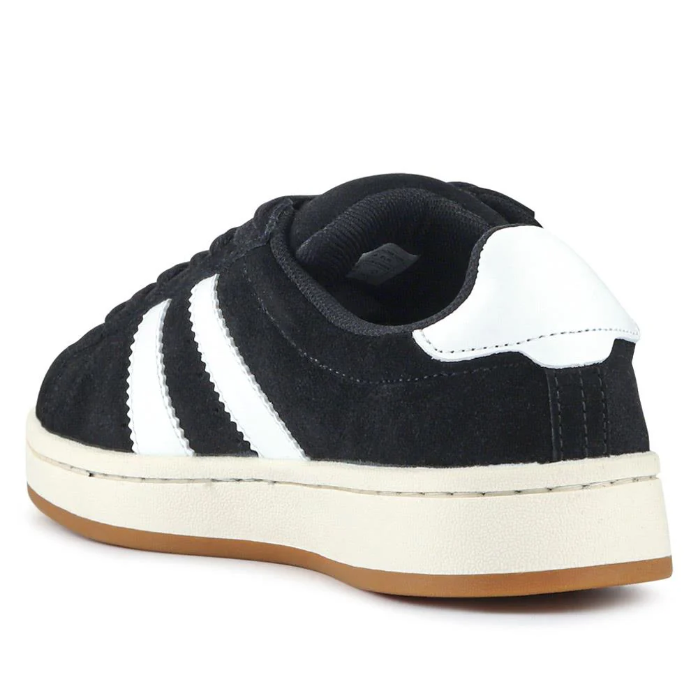 Suede Lace-Up Trainers - SUNCH41000 / 326 774 - Black - Image 3