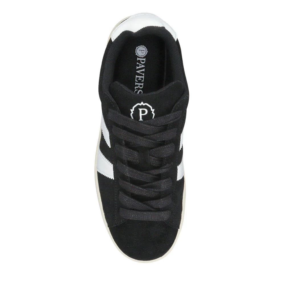 Suede Lace-Up Trainers - SUNCH41000 / 326 774 - Black - Image 4