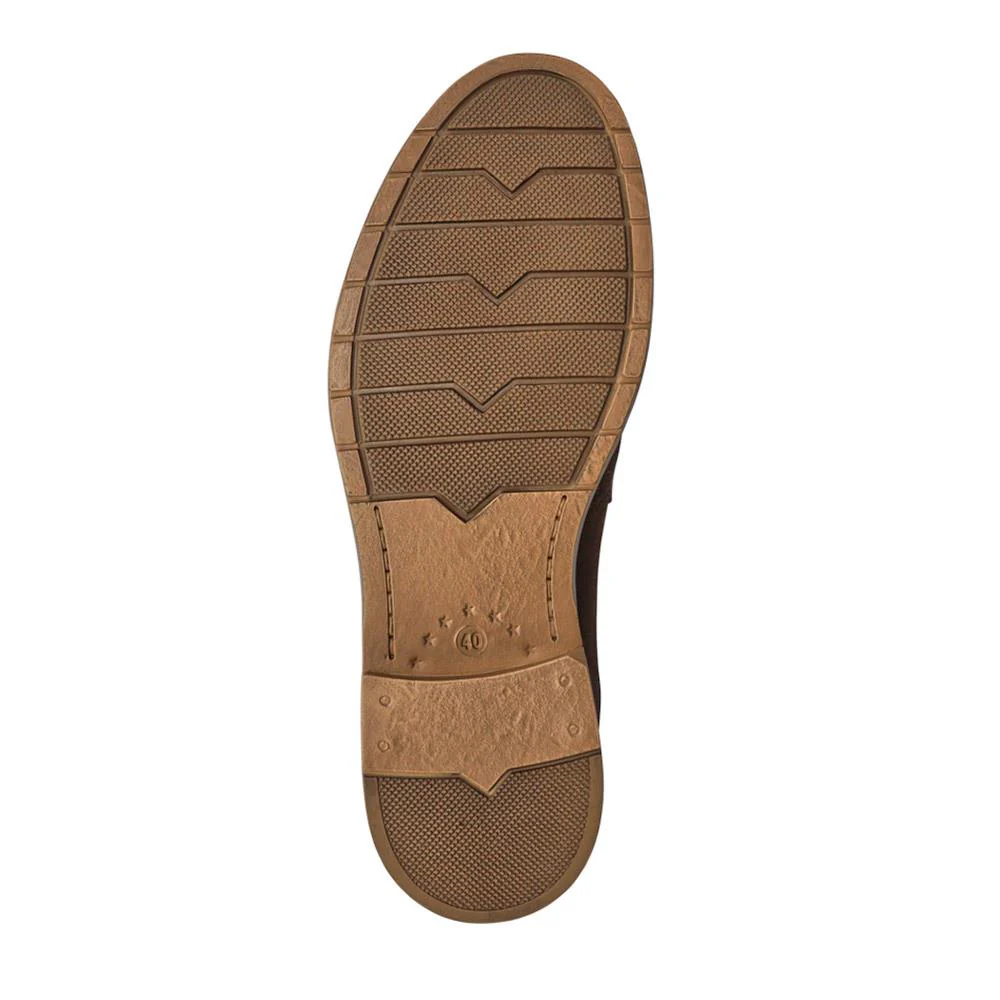 Suede Leather Penny Loafers - ITAR41012 / 327 506 - Brown - Image 5