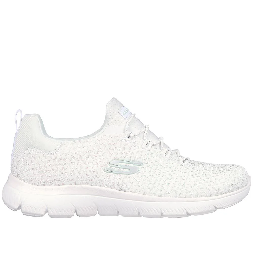 Skechers Summit - Glowing Iris Trainers - SKE37045 / 323 483 - White - Image 2