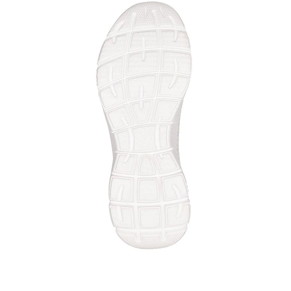 Skechers Summit - Glowing Iris Trainers - SKE37045 / 323 483 - White - Image 4