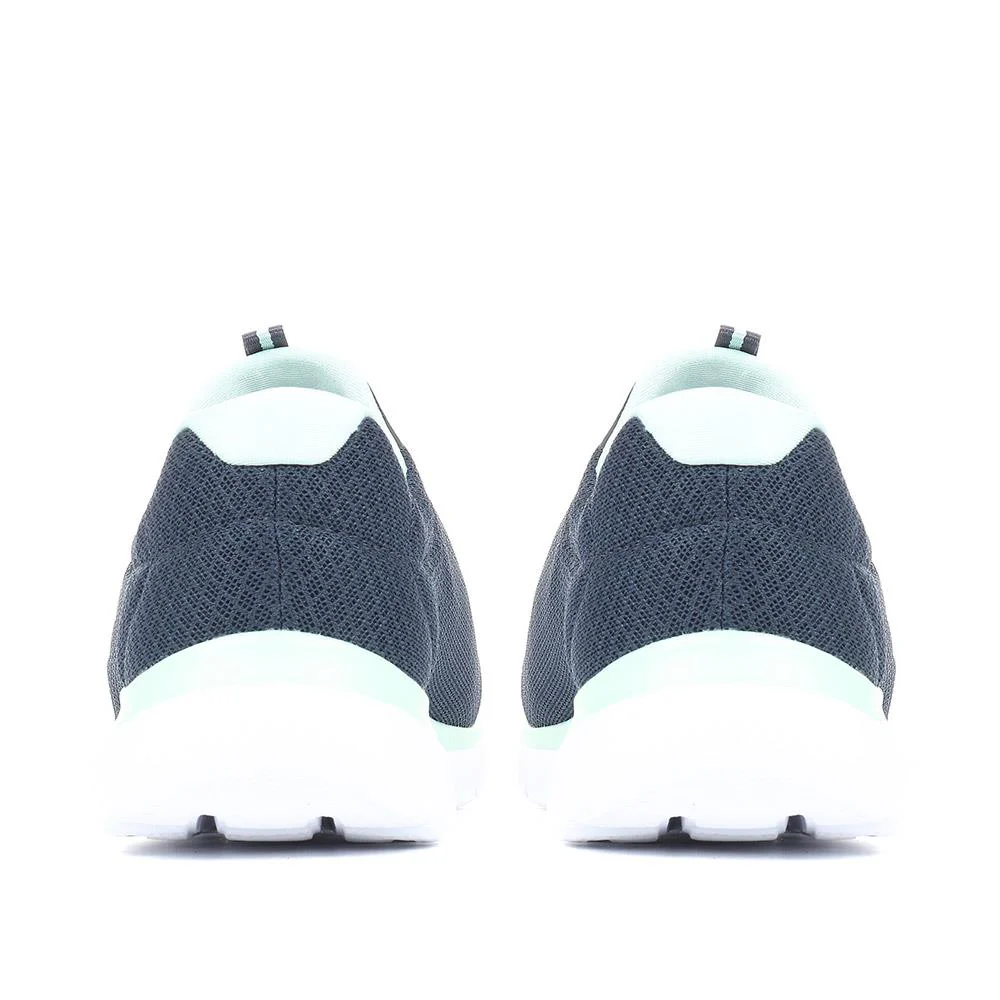 Skechers Summits Trainers - SKE31269 / 318 267 - Navy Multi - Image 3