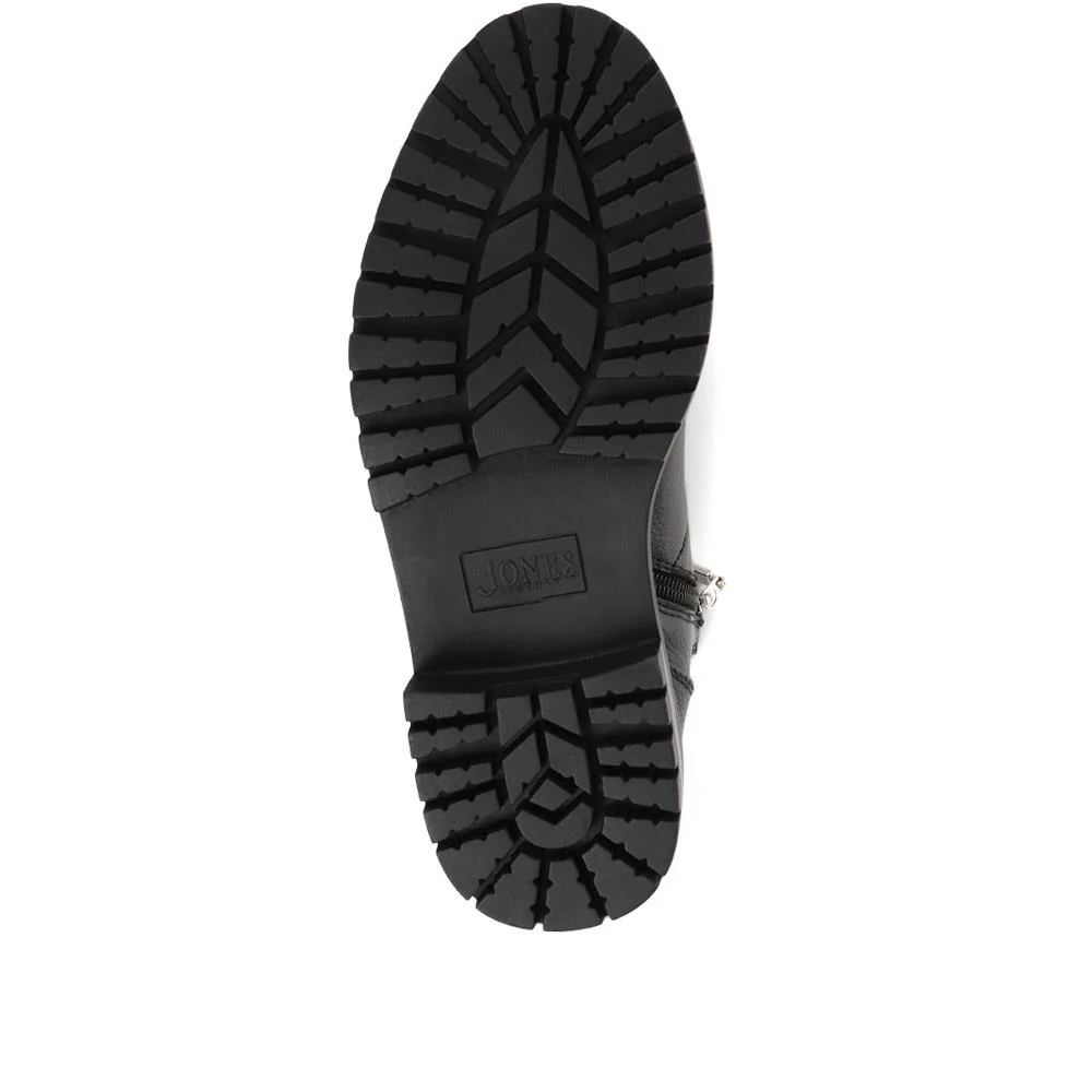Susanna Leather Hiker Boots - SUSANNA / 322 841 - Black - Image 6