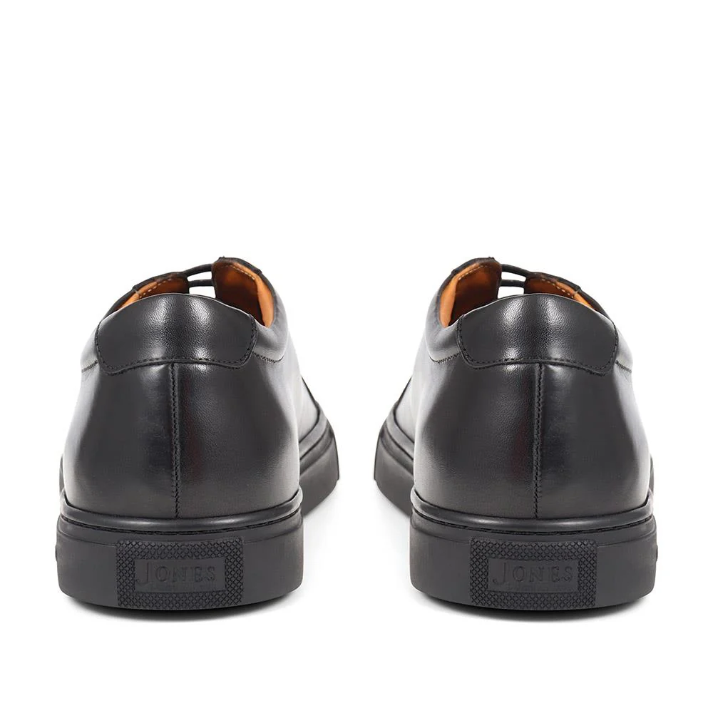 Sutton Leather Trainers - SUTTON / 320 905 - Black - Image 3