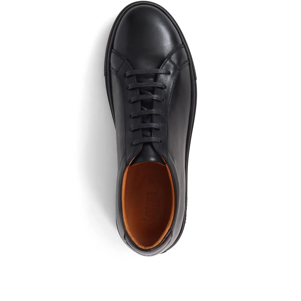 Sutton Leather Trainers - SUTTON / 320 905 - Black - Image 5