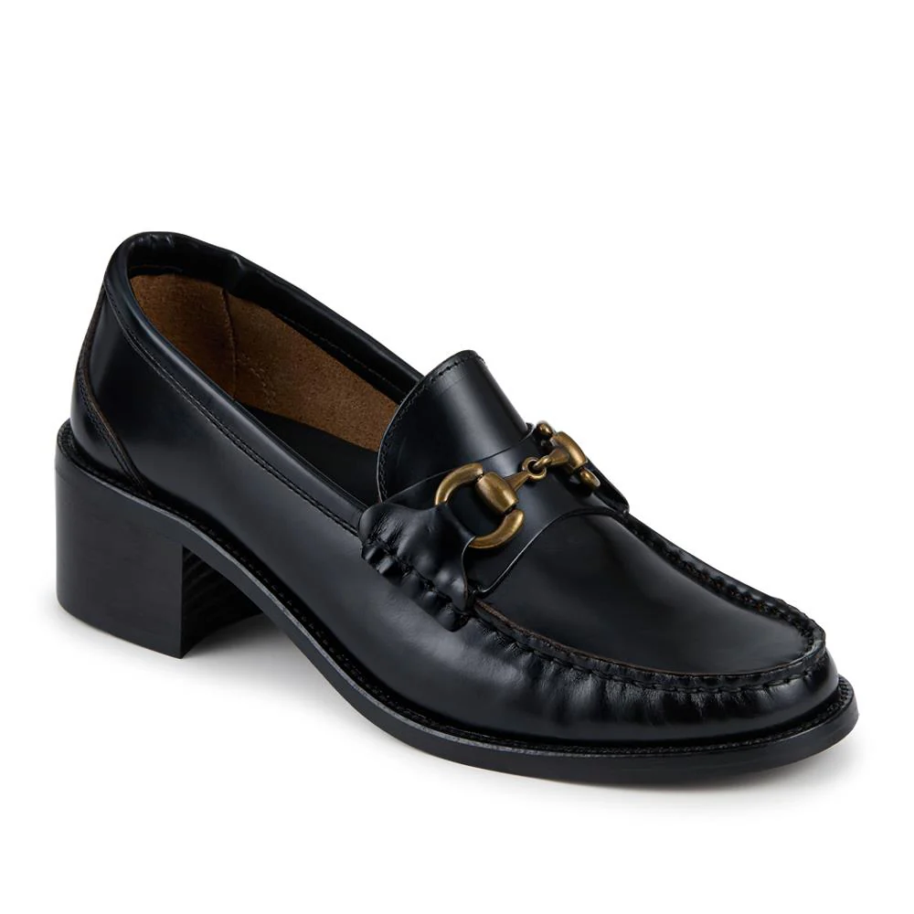 Talitha Leather Heeled Moccasins - TALITHA / 328 354