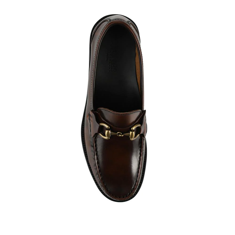 Talitha Leather Heeled Moccasins - TALITHA / 328 354 - Cognac - Image 5