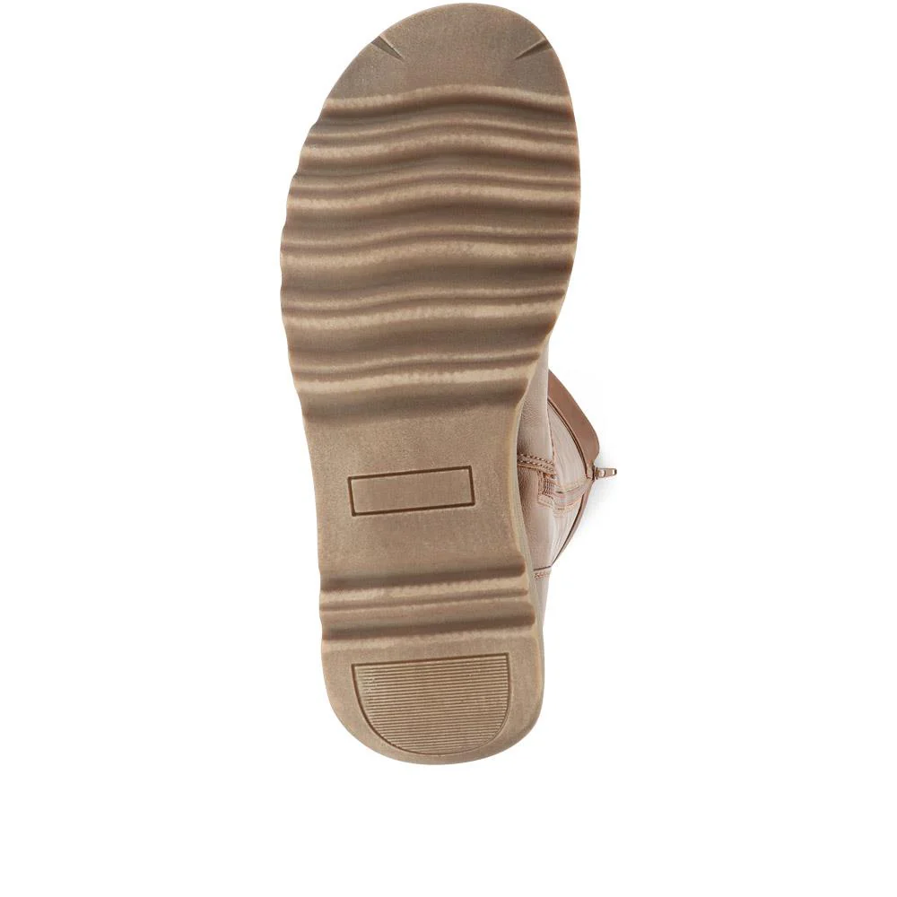 Tall Buckle Boots - WBINS34103 / 320 791 - Tan - Image 4