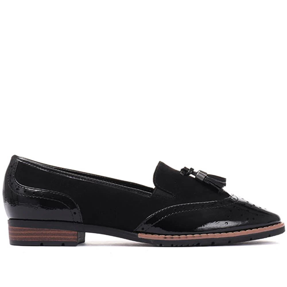 Tassel Loafers - JANSP26017 / 310 349 - Black - Image 2