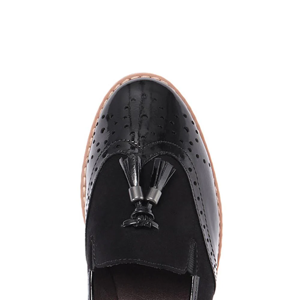 Tassel Loafers - JANSP26017 / 310 349 - Black - Image 4