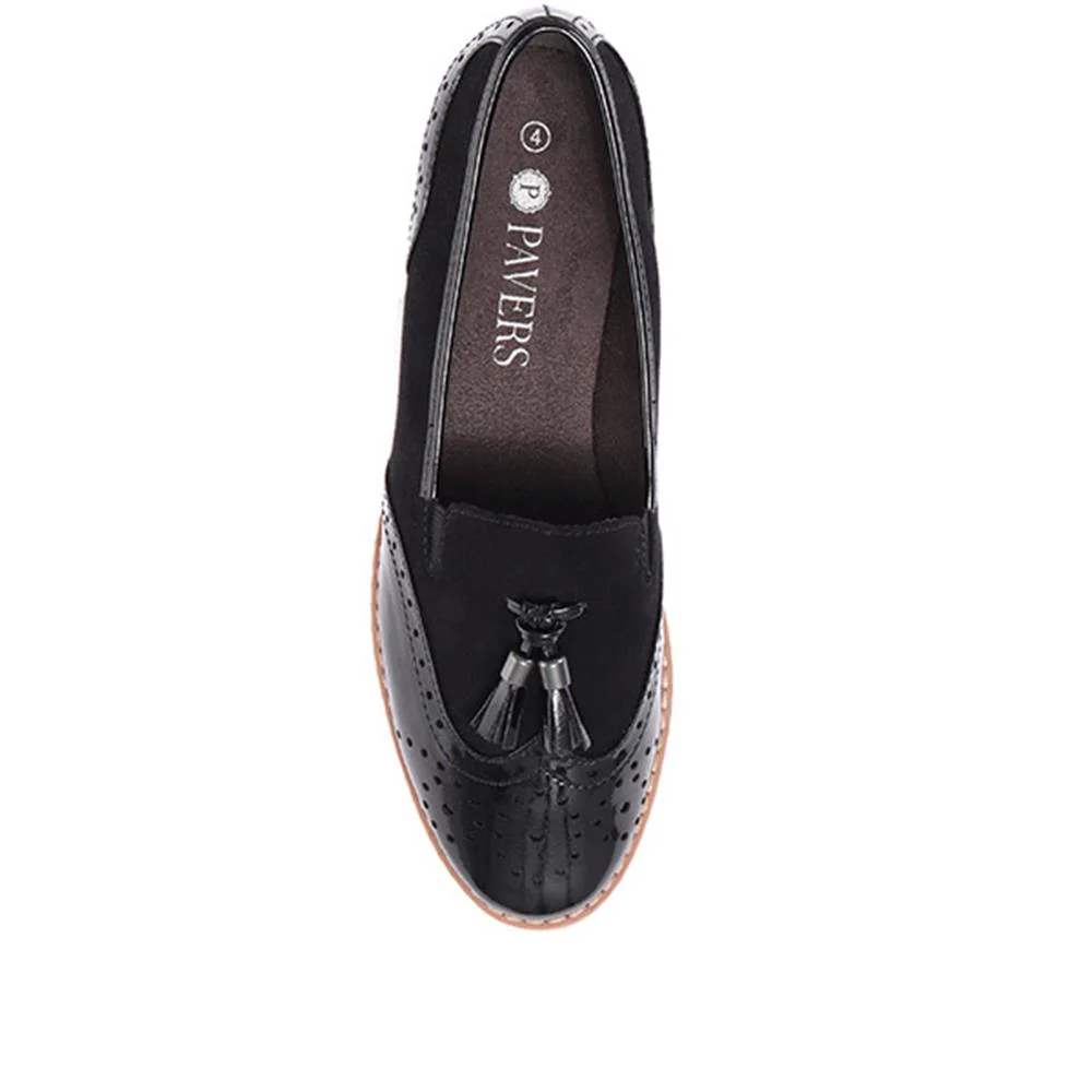 Tassel Loafers - JANSP26017 / 310 349 - Black - Image 6