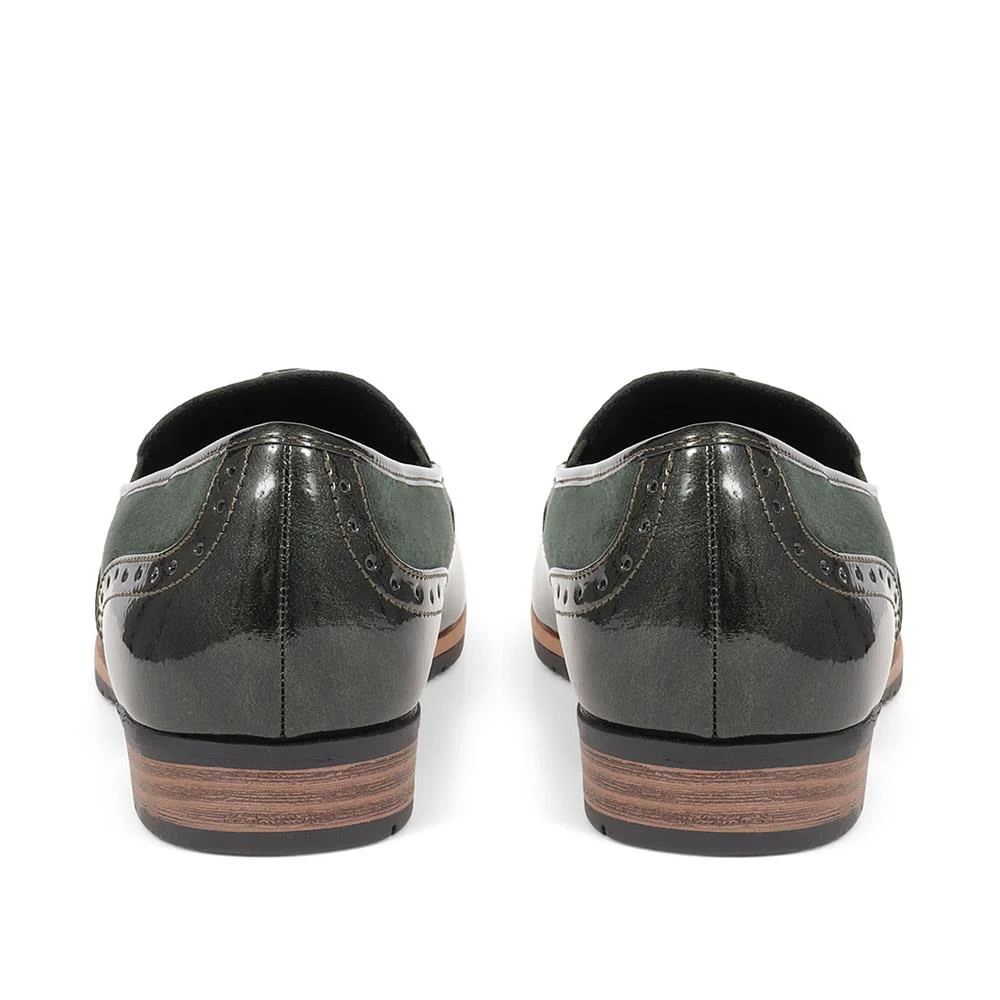 Tassel Loafers - JANSP26017 / 310 349 - Khaki - Image 3