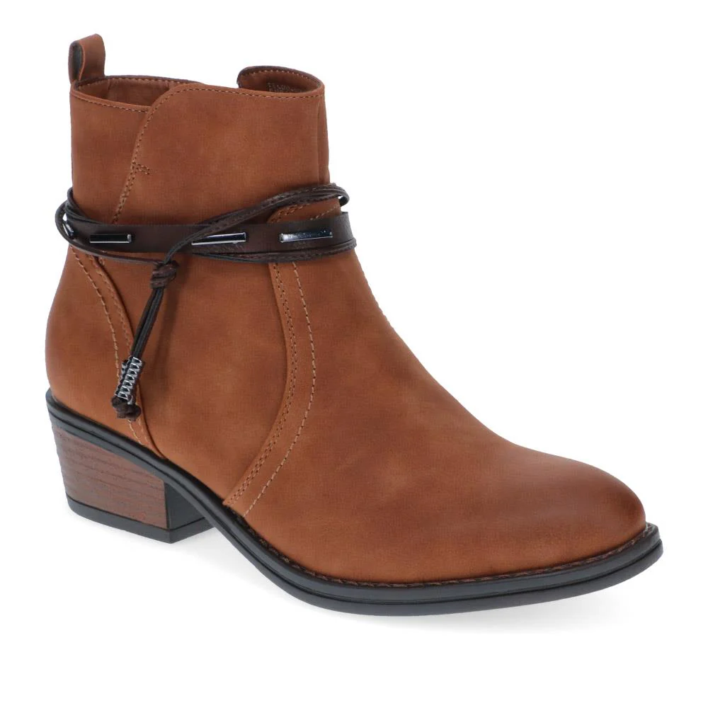 Western-Heeled Ankle Boots - TELOO40009 / 326 233 - Image 2