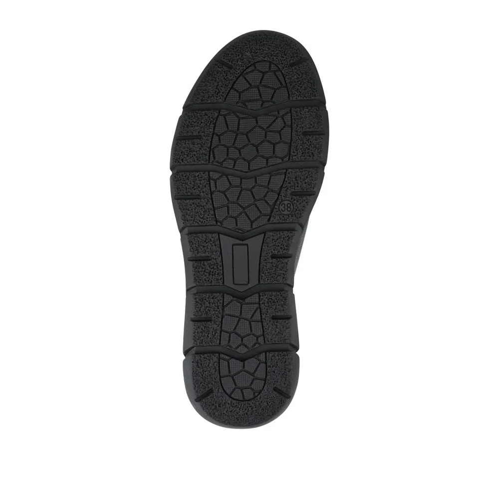 Thick Laced Leather Shoes - SERVI42003 / 328 007 - Black - Image 5