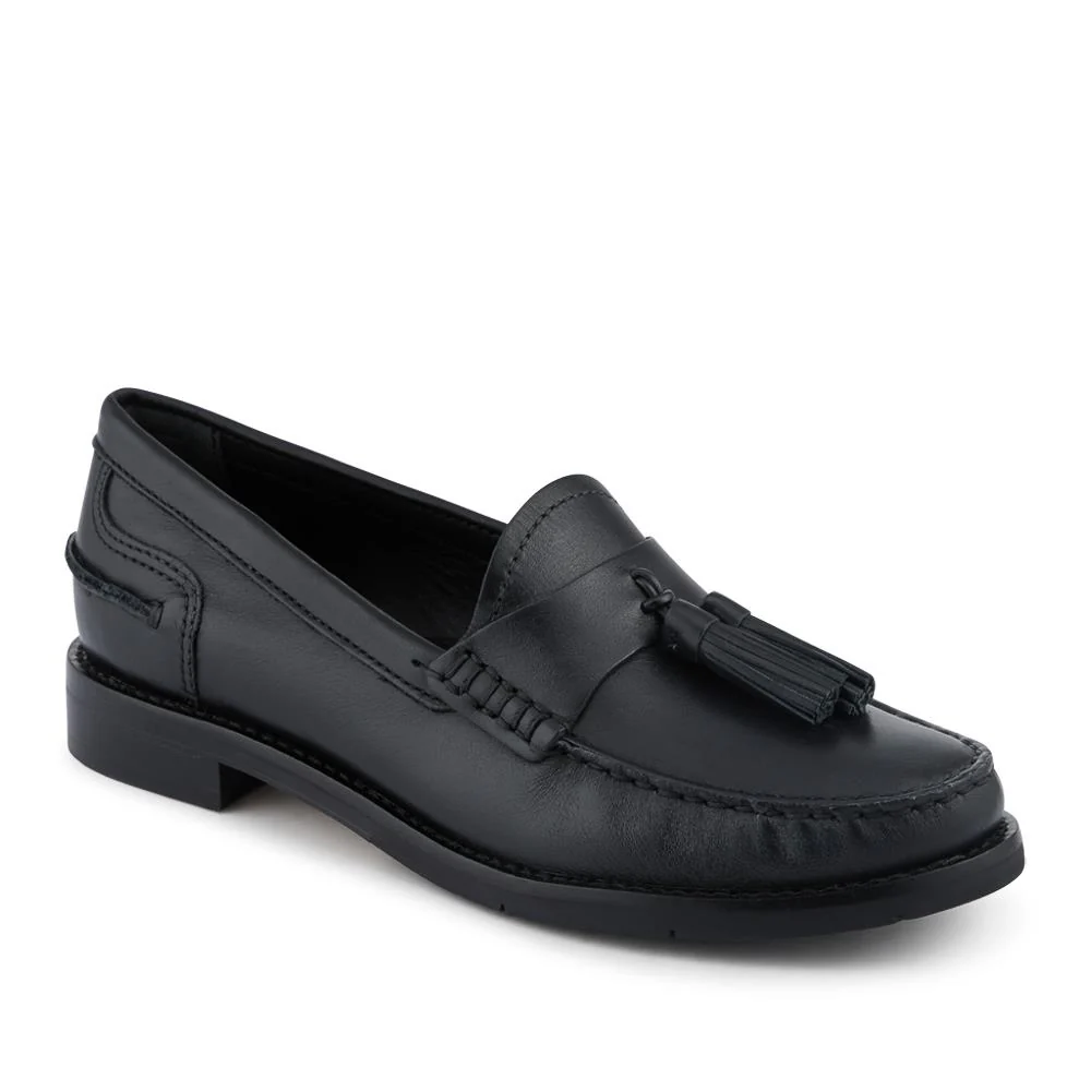 Tiffany Smart Leather Moccasins - TIFFANY / 328 253 - Black