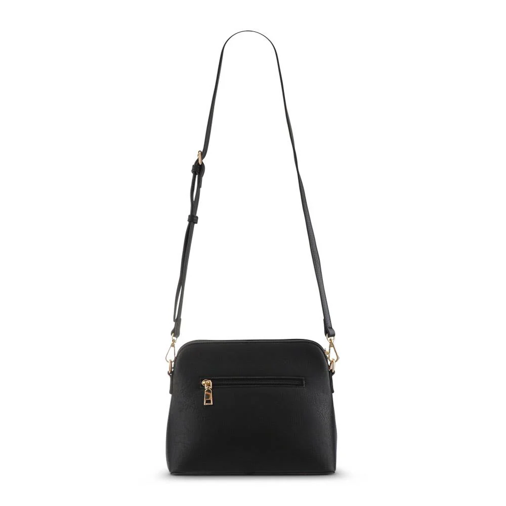 Tonal Cross-Body Bag - BELHETIA33011 / 320 073 - Black - Image 3