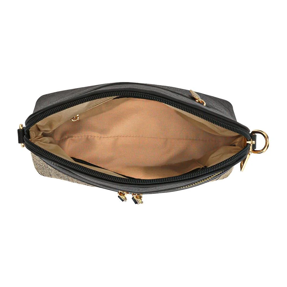 Tonal Cross-Body Bag - BELHETIA33011 / 320 073 - Black - Image 4