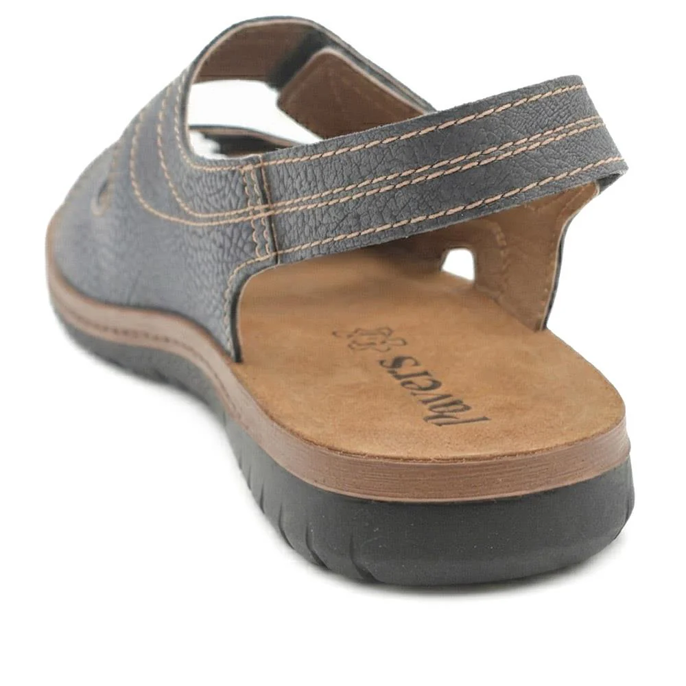 Touch Fasten Casual Sandals with Flat Heels - INB43014 / 329 216 - Blue - Image 3