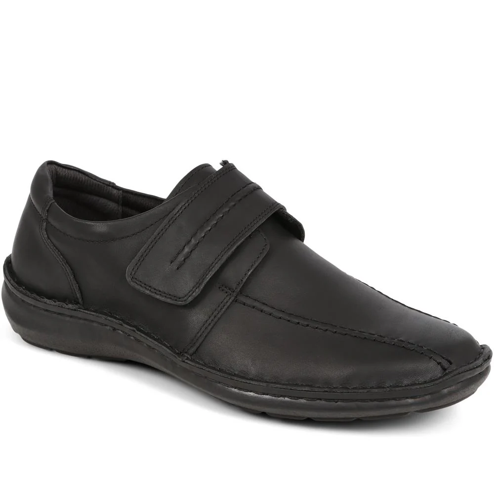Touch-Fasten Leather Shoes - HAK26000 / 310 502