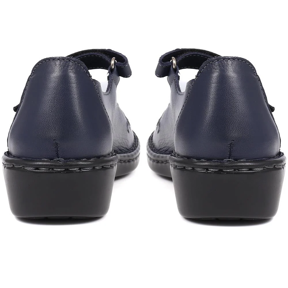 Touch-Fasten Mary Janes - AS2400 / 308 534 - Navy - Image 3