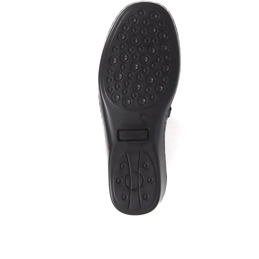 Touch-Fasten Mary Janes - AS2400 / 308 534 - Navy - Image 4