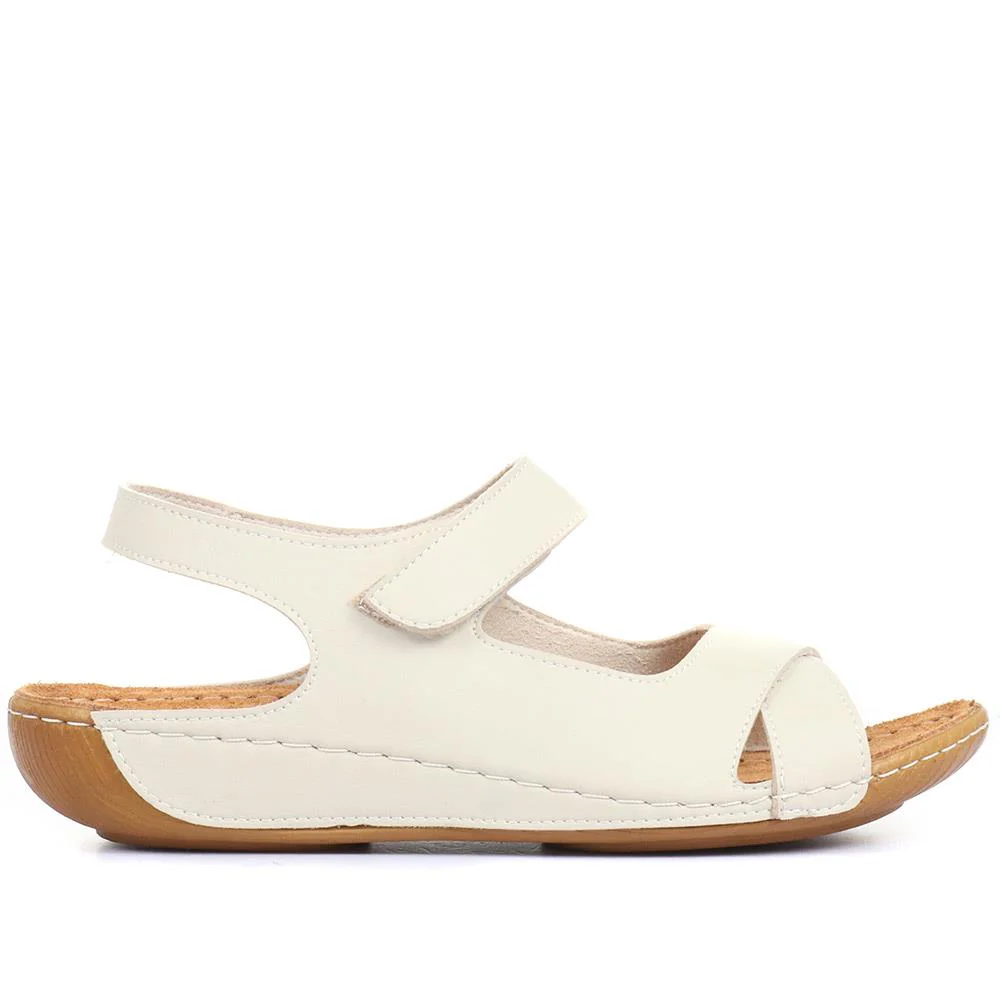 Touch-Fasten Sandals - MUY1509 / 124 091 - Beige - Image 2