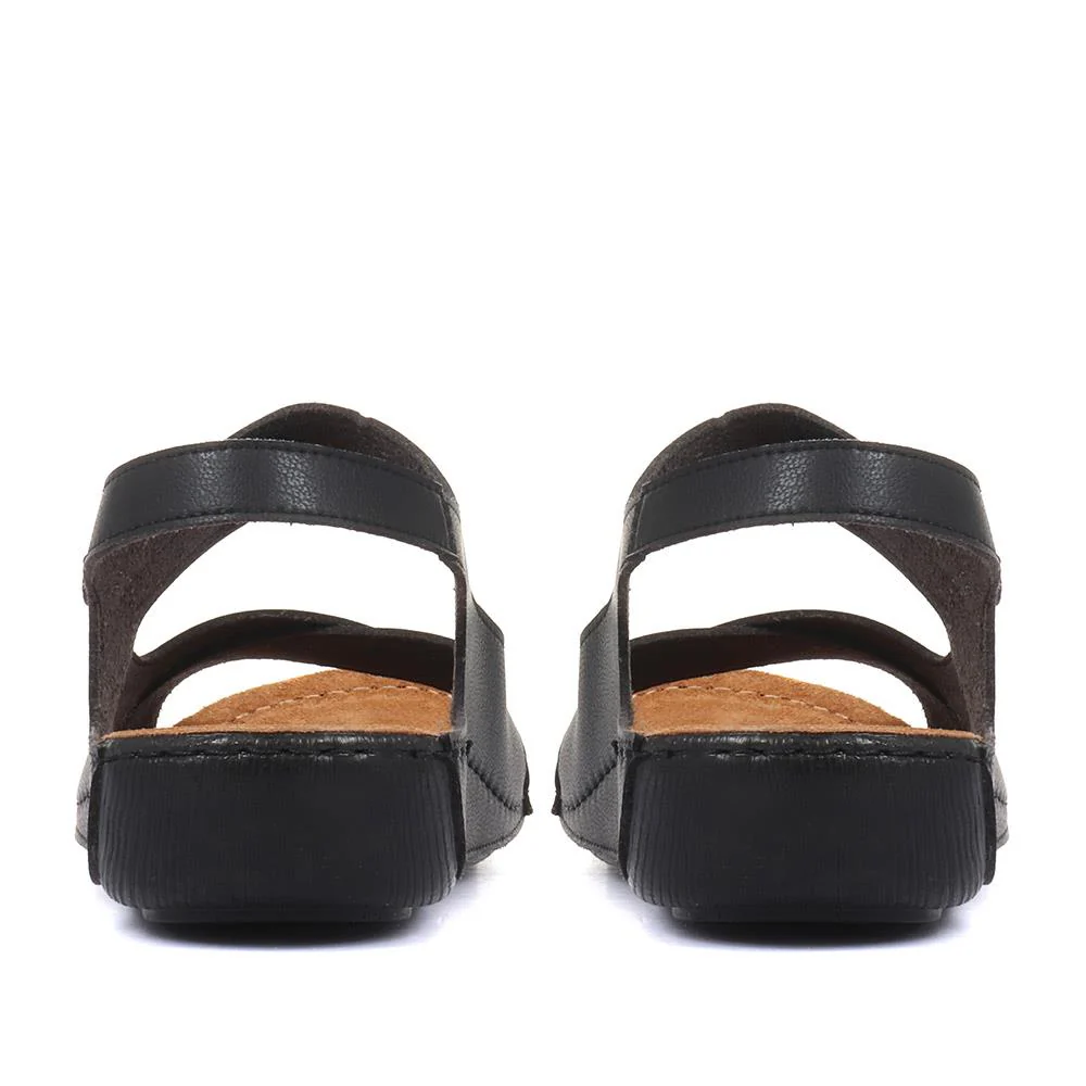 Touch-Fasten Sandals - MUY1509 / 124 091 - Black - Image 3