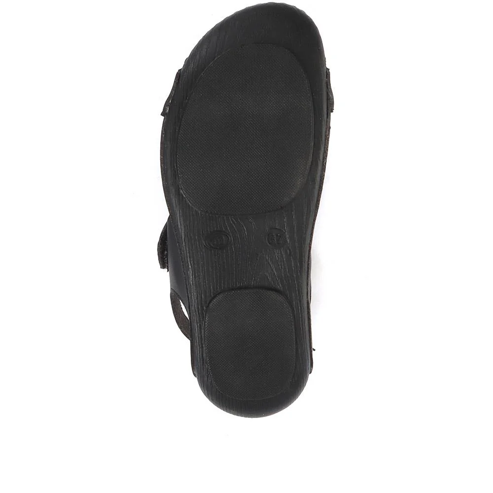 Touch-Fasten Sandals - MUY1509 / 124 091 - Black - Image 4