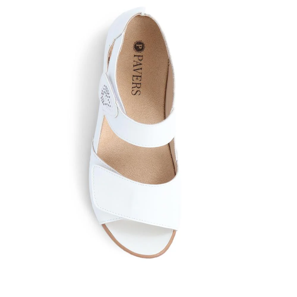 Touch-Fasten Sandals - WBINS39041 / 325 055 - White - Image 6