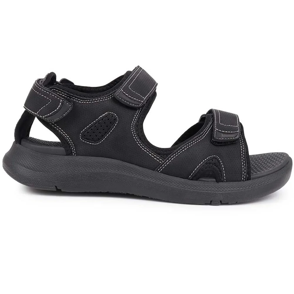 Touch-Fasten Sandals  - XIAM39001 / 325 671 - Black - Image 2