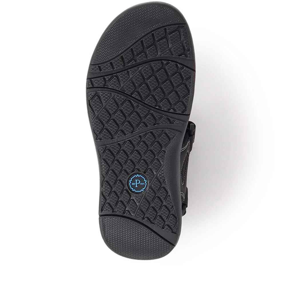 Touch-Fasten Sandals  - XIAM39001 / 325 671 - Black - Image 4