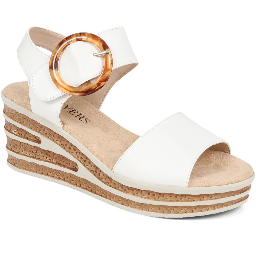 Touch-Fasten Wedge Sandals - WBINS39086 / 325 357 - Image 3
