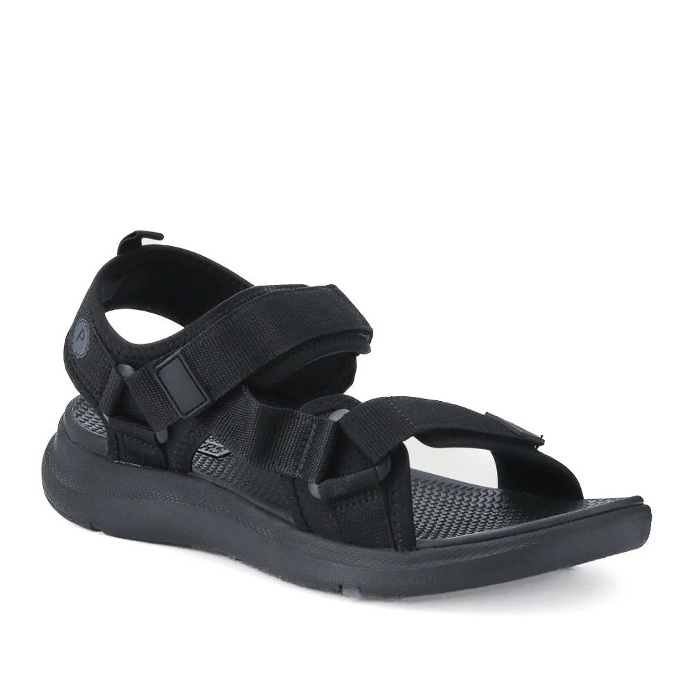 Touch-Fastening Casual Sandals - XIAM41005 / 326 931 - Black