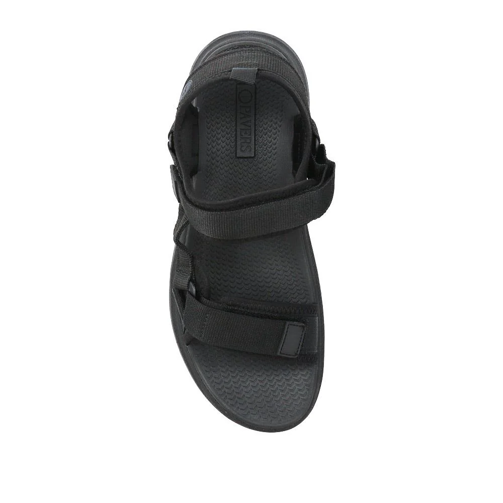 Touch-Fastening Casual Sandals - XIAM41005 / 326 931 - Black - Image 4