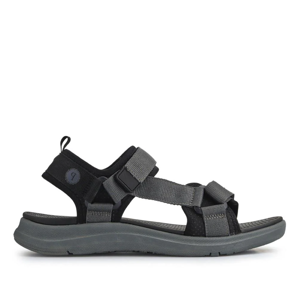 Touch-Fastening Casual Sandals - XIAM41005 / 326 931 - Grey - Image 2