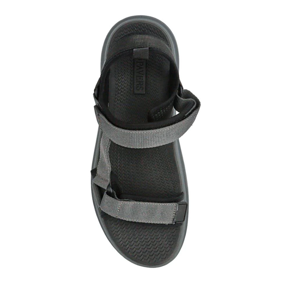 Touch-Fastening Casual Sandals - XIAM41005 / 326 931 - Grey - Image 4
