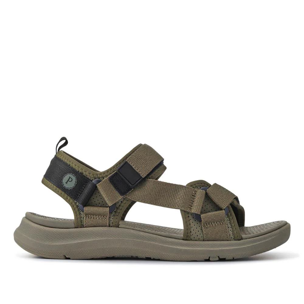 Touch-Fastening Casual Sandals - XIAM41005 / 326 931 - Khaki - Image 2